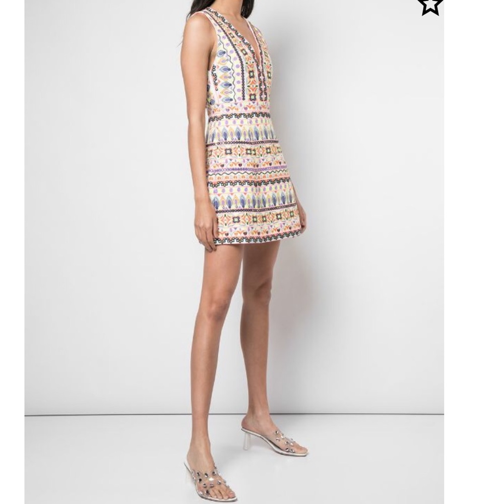 Alice + Olivia Embroidered mini Dress - Picture 2 of 8